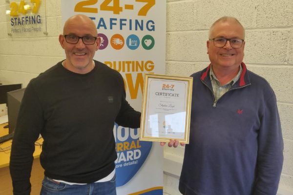 Stephen Leigh 10 Year Service Award Stephen Leigh 10 Year Service Award